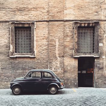 Old black Fiat 500 - Kostenloses image #332343